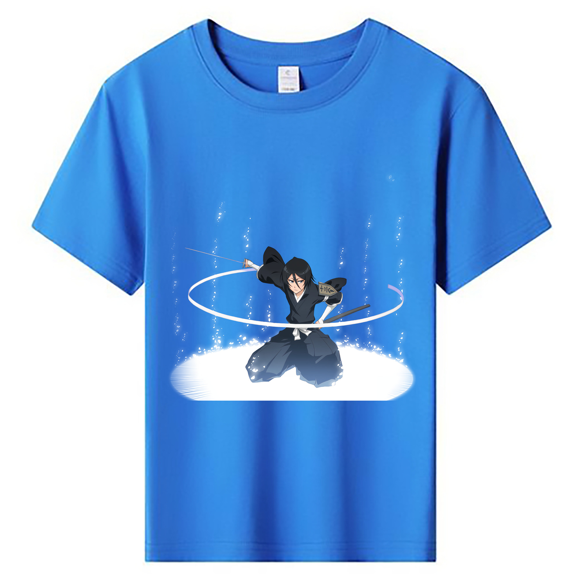 （画像用） ブリーチ 朽木ルキア BLEACH Kuchiki Rukia 綿100％キッズTシャツ（フロントプリント）